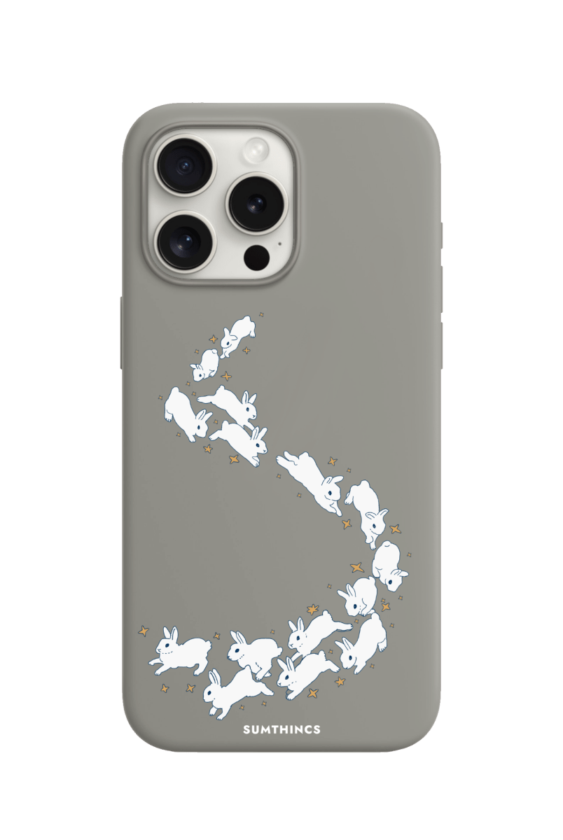 iPhone 11 Starry Bunnies Premium Telefon Kılıfı Gri - SUMTHINCS