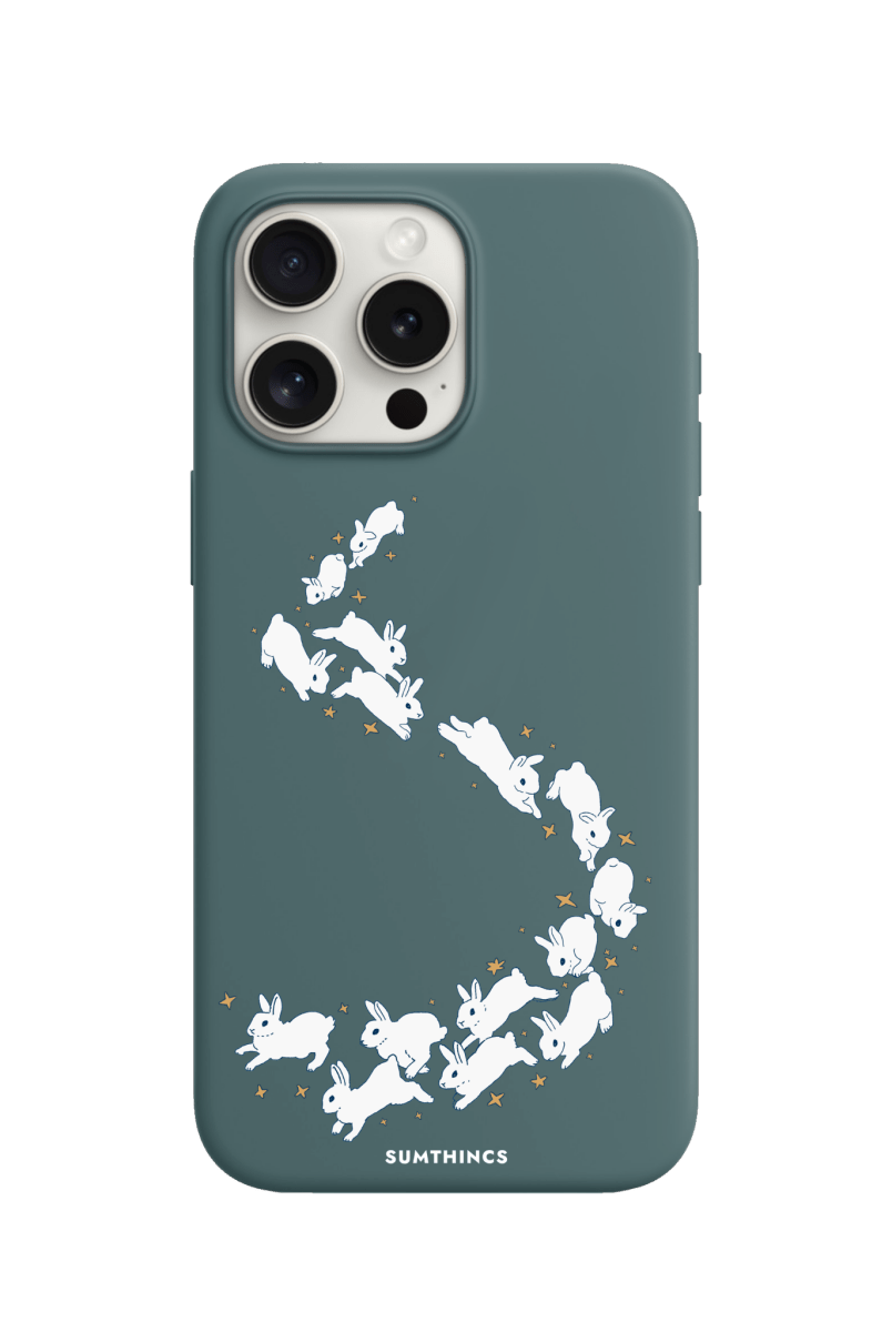 iPhone 11 Starry Bunnies Premium Telefon Kılıfı Kaktüs Yeşili - SUMTHINCS