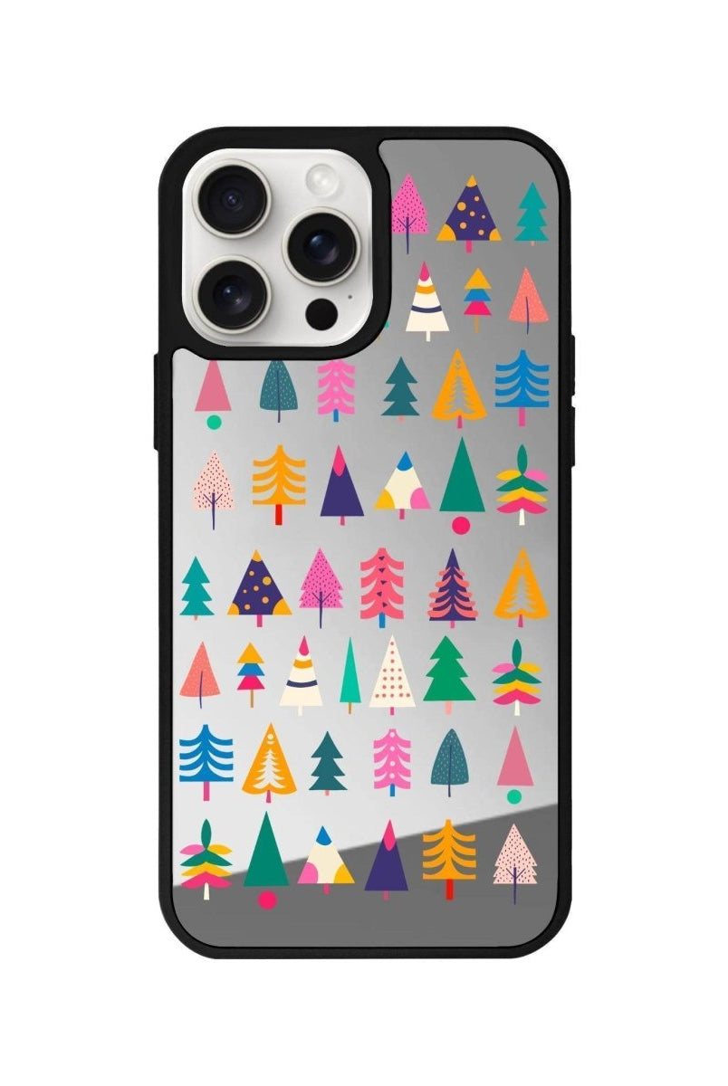 iPhone 11 Tiny Forest Mirror Aynalı Telefon Kılıfı Gümüş - SUMTHINCS