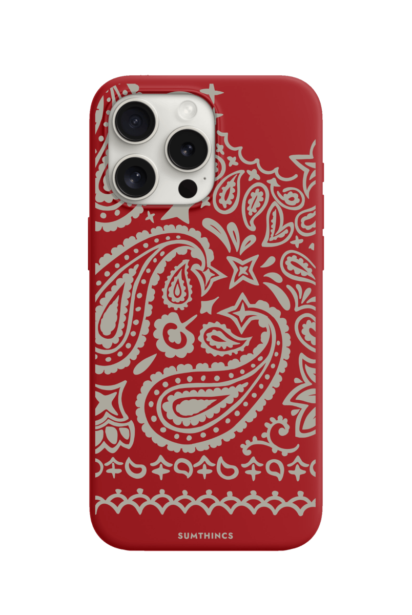 iPhone 11 Urban Bandana Premium Telefon Kılıfı Kırmızı - SUMTHINCS