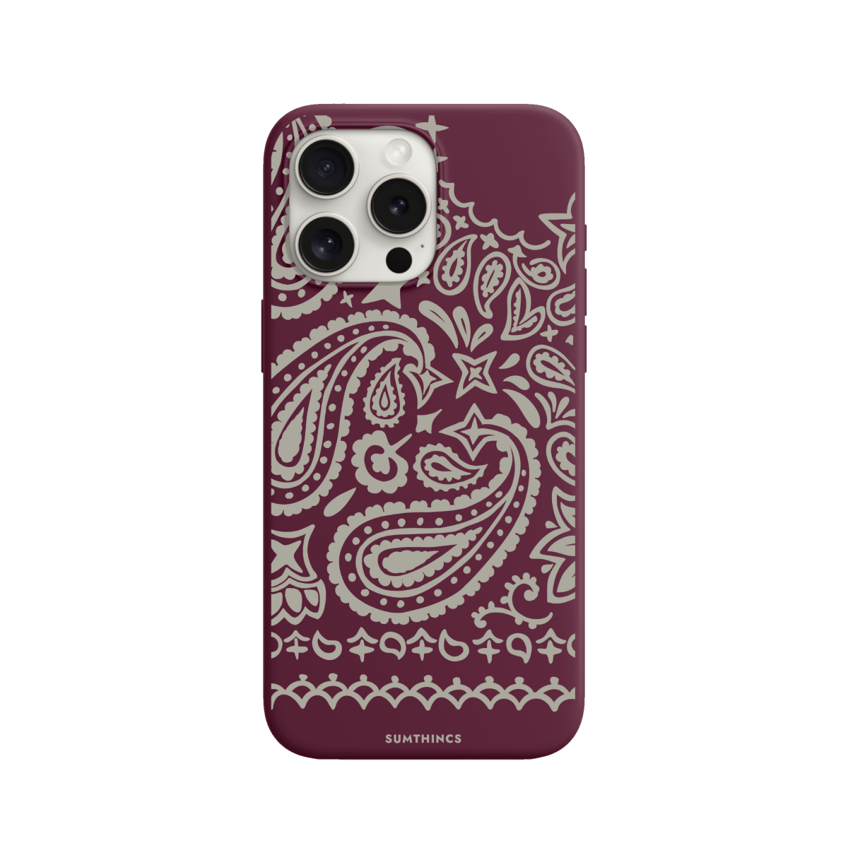 iPhone 11 Urban Bandana Premium Telefon Kılıfı Bordo - SUMTHINCS