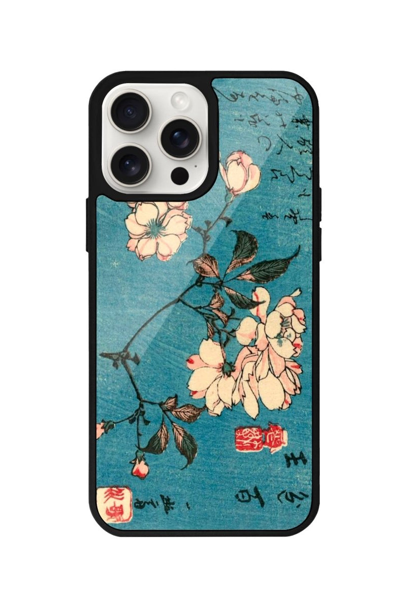 iPhone 11 Vintage Sakura Glossy Cam Telefon Kılıfı - SUMTHINCS
