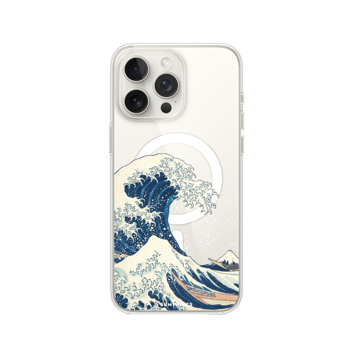 iPhone 11 Waves Clear Magsafe Şeffaf Telefon Kılıfı - SUMTHINCS