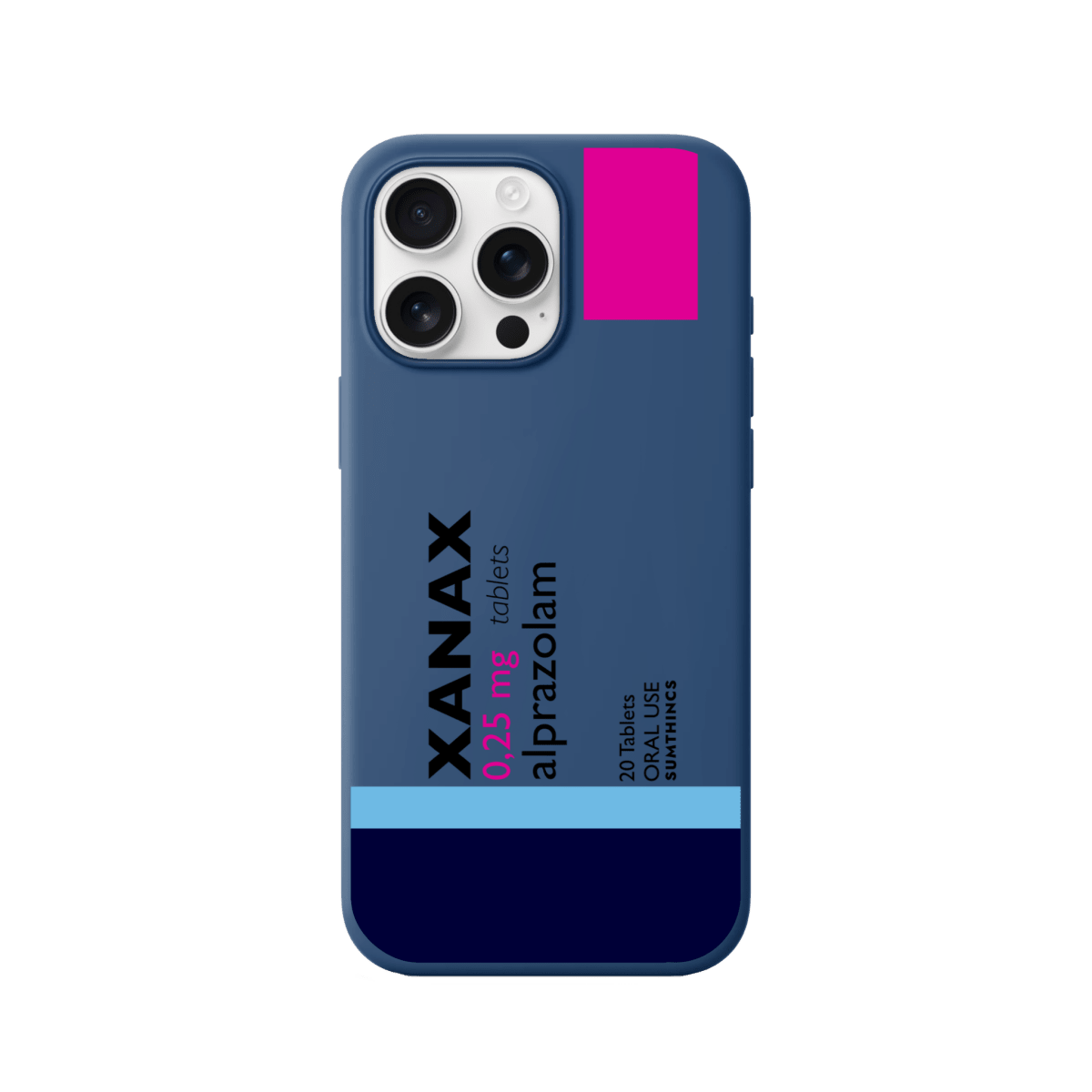 iPhone 11 Xanax Premium Telefon Kılıfı Pasifik Mavi - Sumthincs