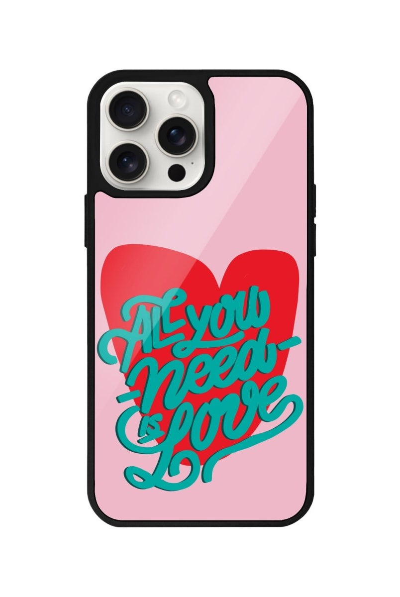 iPhone 12 All You Need is Love Glossy Cam Telefon Kılıfı - SUMTHINCS