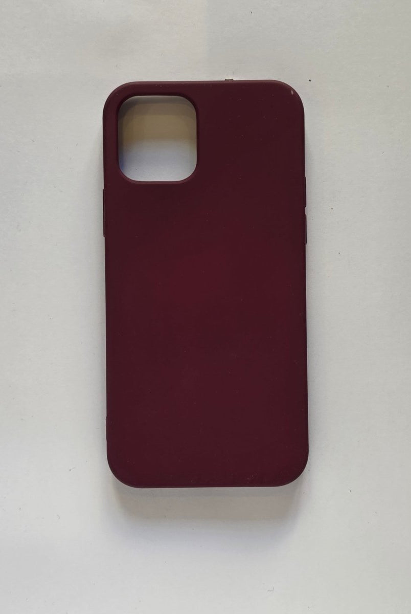 iPhone 12 Bordo Premium Telefon Kılıfı OUTLET - Sumthincs