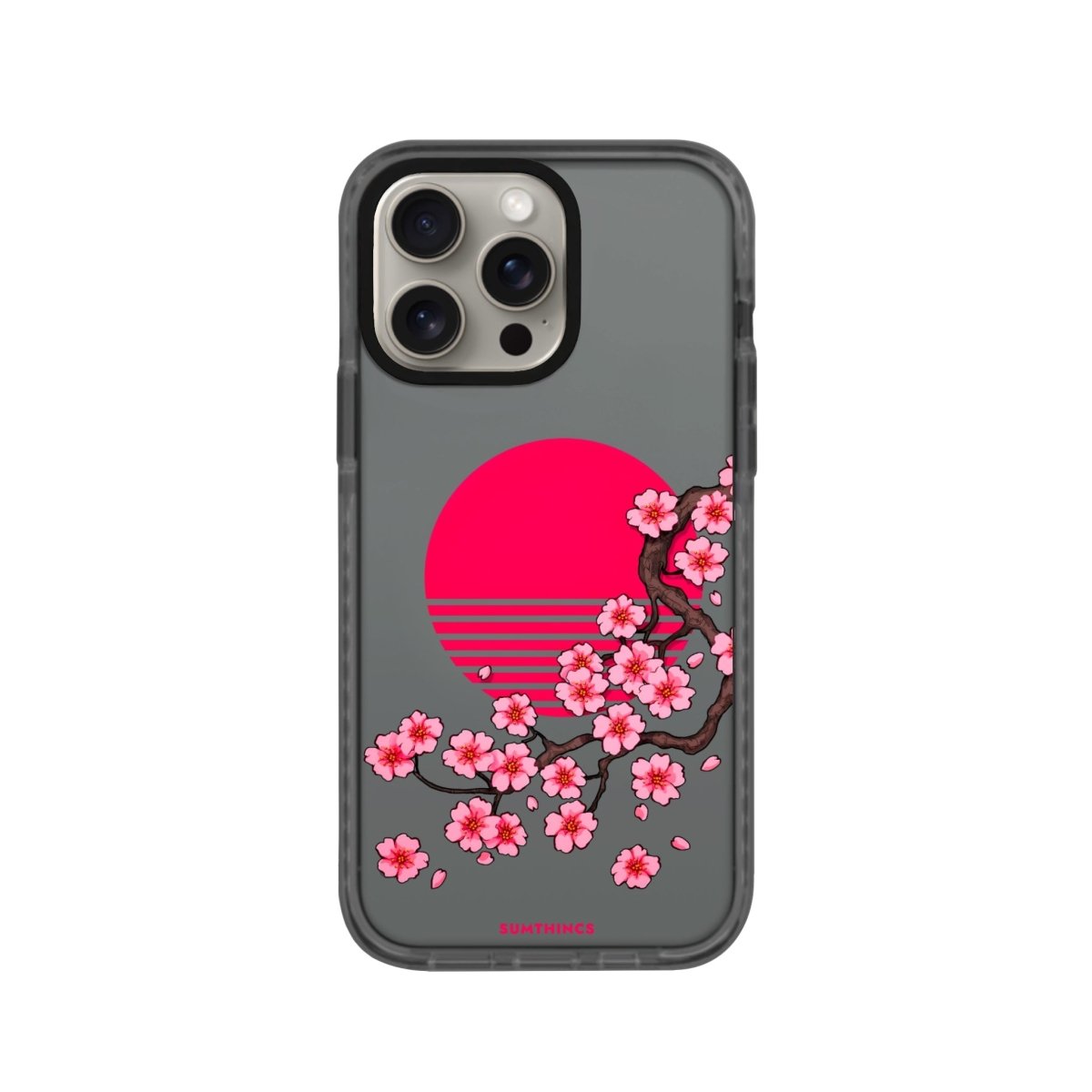 iPhone 12 Cherry Blossom Dawn Procase Şeffaf Telefon Kılıfı - SUMTHINCS