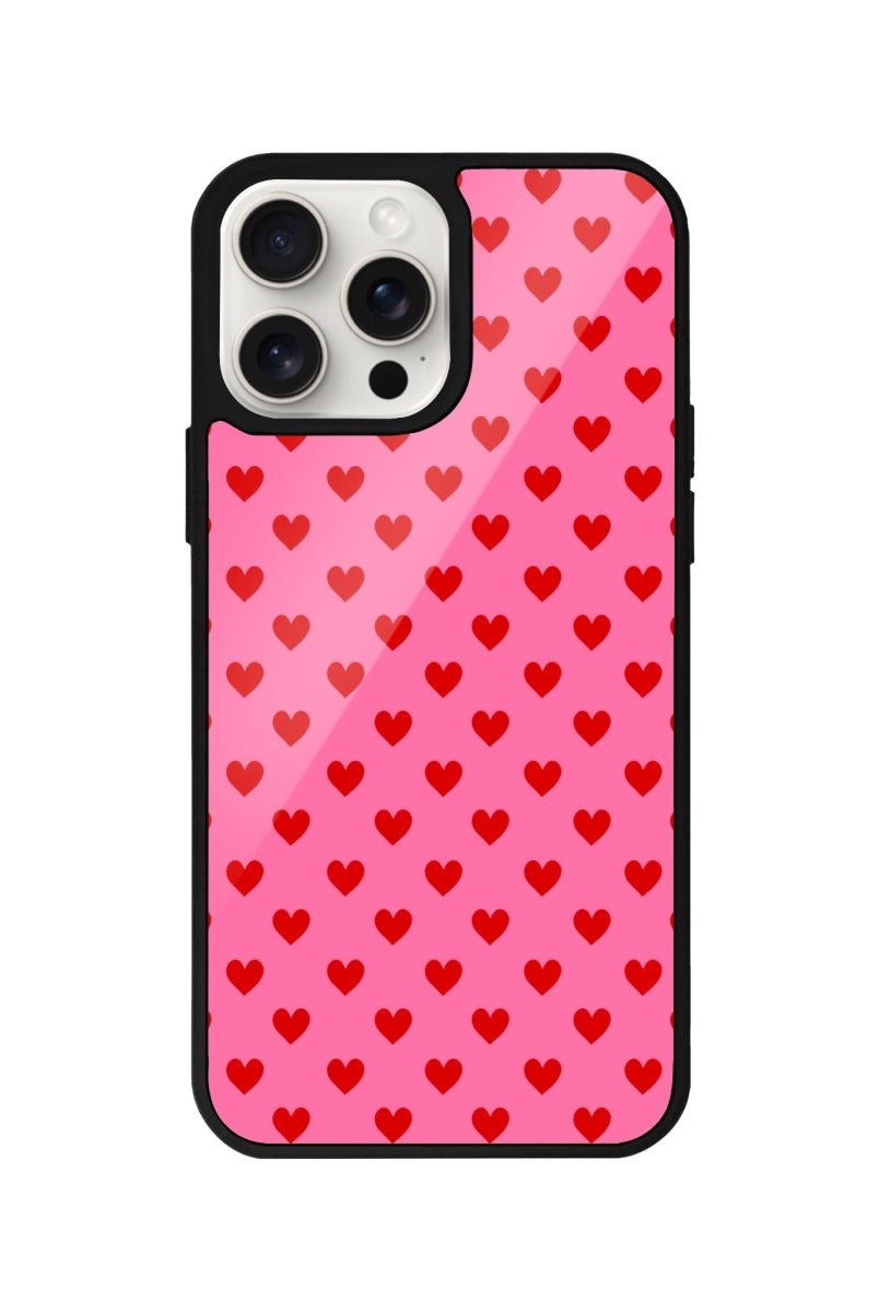 iPhone 12 Little Hearts Glossy Cam Telefon Kılıfı - SUMTHINCS