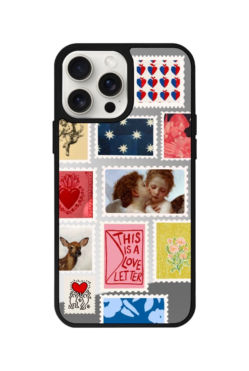 iPhone 12 Love Letter Mirror Aynalı Telefon Kılıfı Gümüş - SUMTHINCS