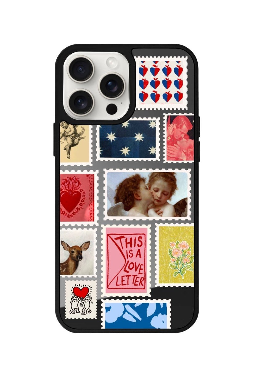 iPhone 12 Love Letter Mirror Aynalı Telefon Kılıfı Antrasit - SUMTHINCS