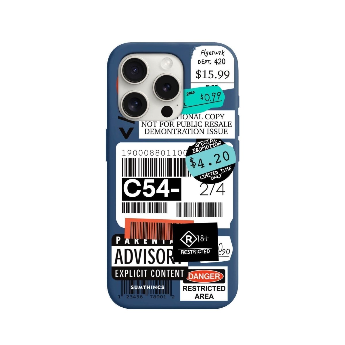 iPhone 12 Mini Barcode C54 Premium Telefon Kılıfı - SUMTHINCS