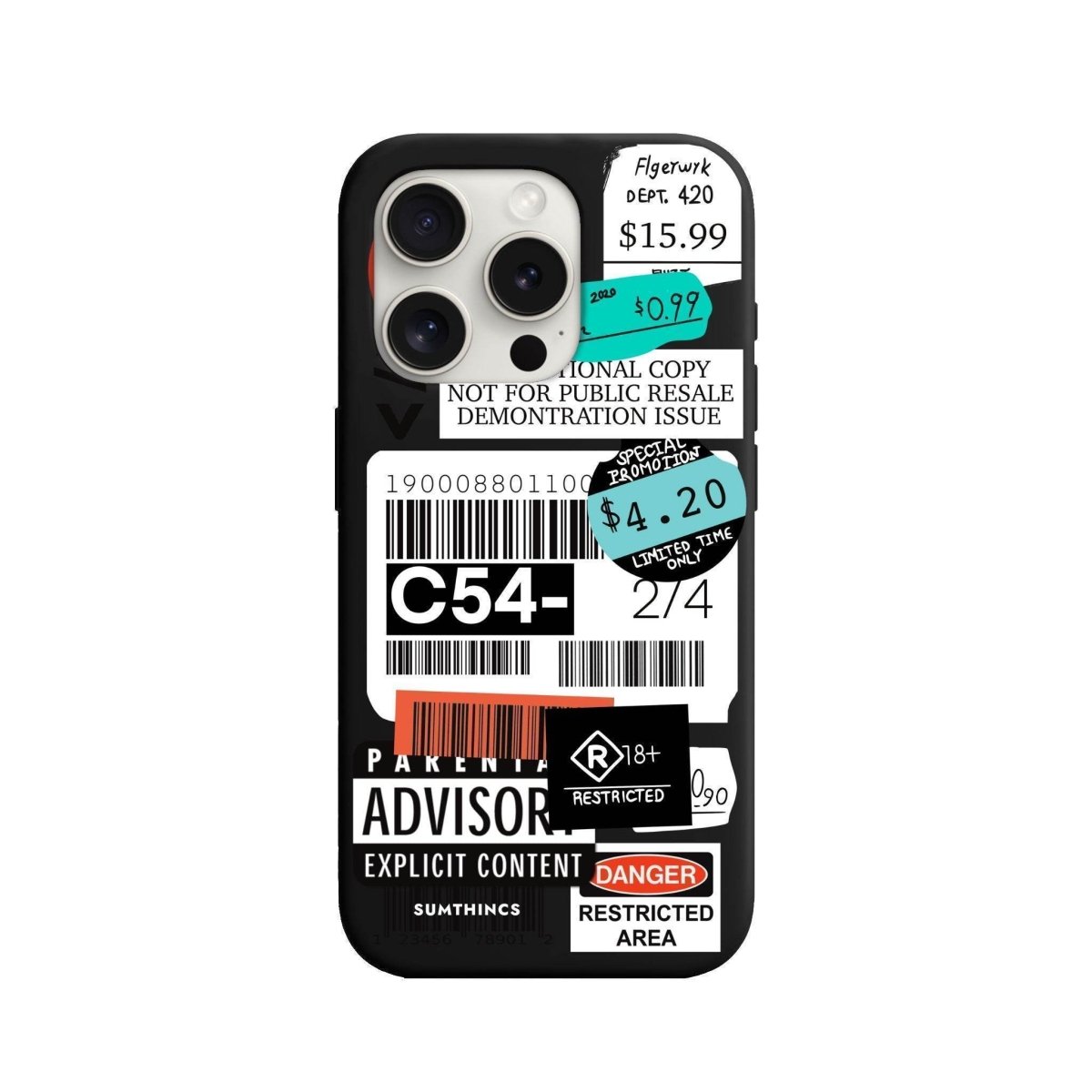 iPhone 12 Mini Barcode C54 Premium Telefon Kılıfı - SUMTHINCS