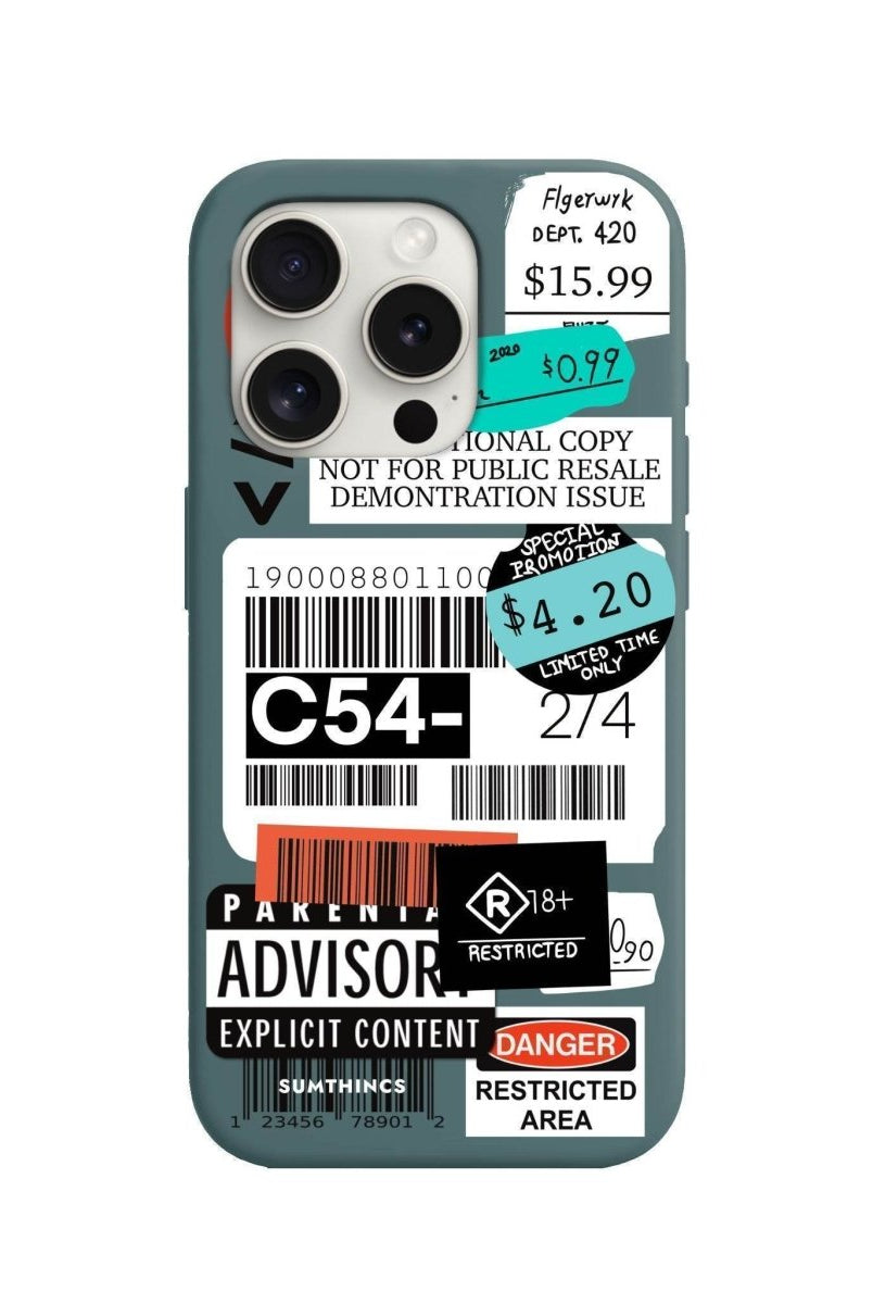 iPhone 12 Mini Barcode C54 Premium Telefon Kılıfı - SUMTHINCS