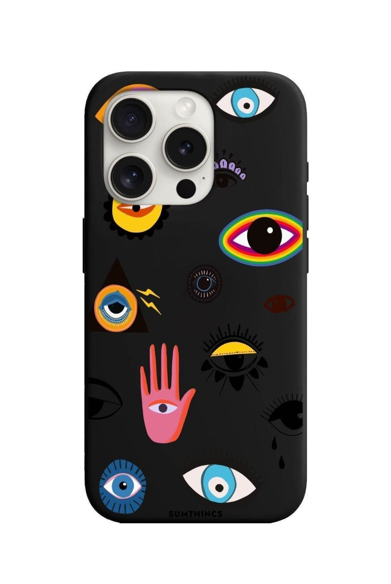 iPhone 12 Mini Eye Stickers Premium Telefon Kılıfı - SUMTHINCS