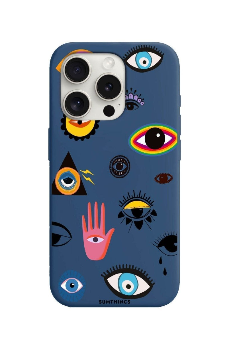 iPhone 12 Mini Eye Stickers Premium Telefon Kılıfı - SUMTHINCS