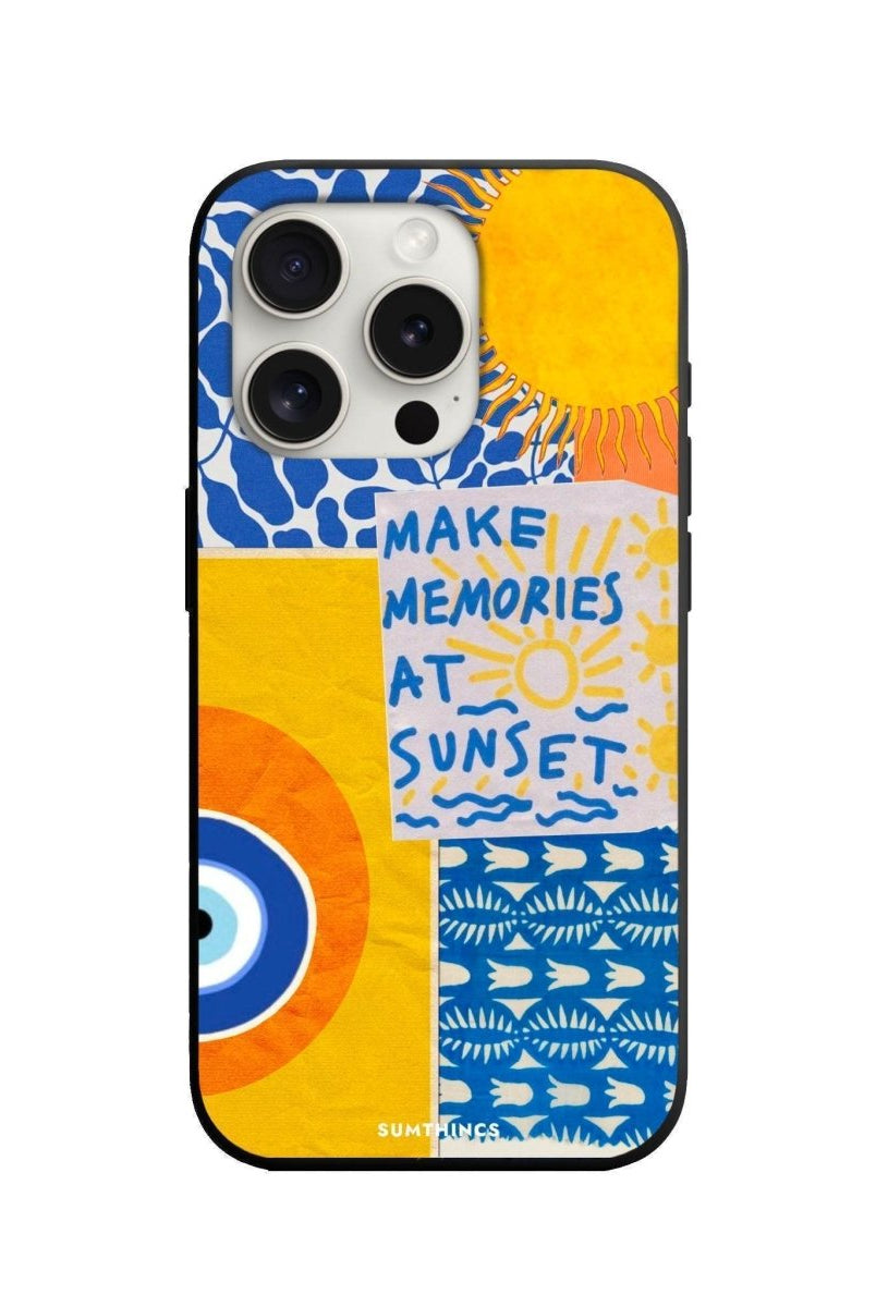 iPhone 12 Mini Sunset Collage Premium Telefon Kılıfı - SUMTHINCS