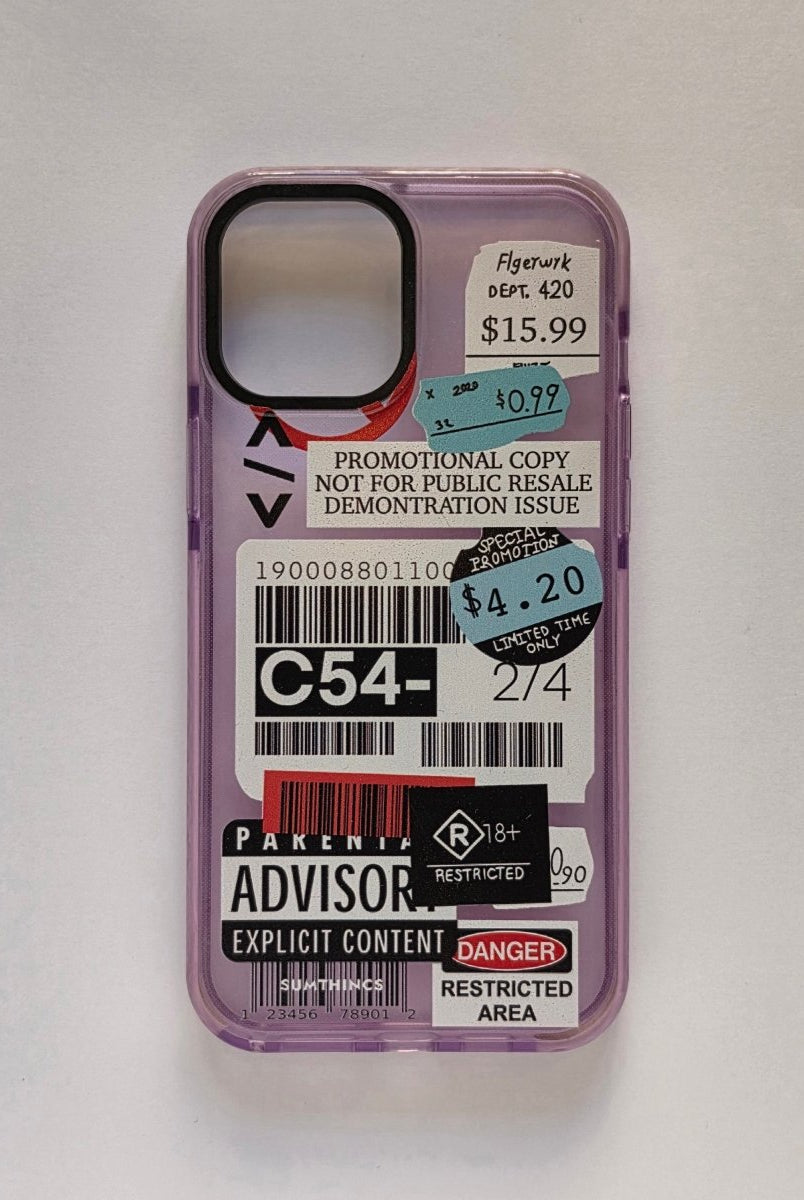 iPhone 12 Pro Max barcode Procase Telefon Kılıfı - Sumthincs