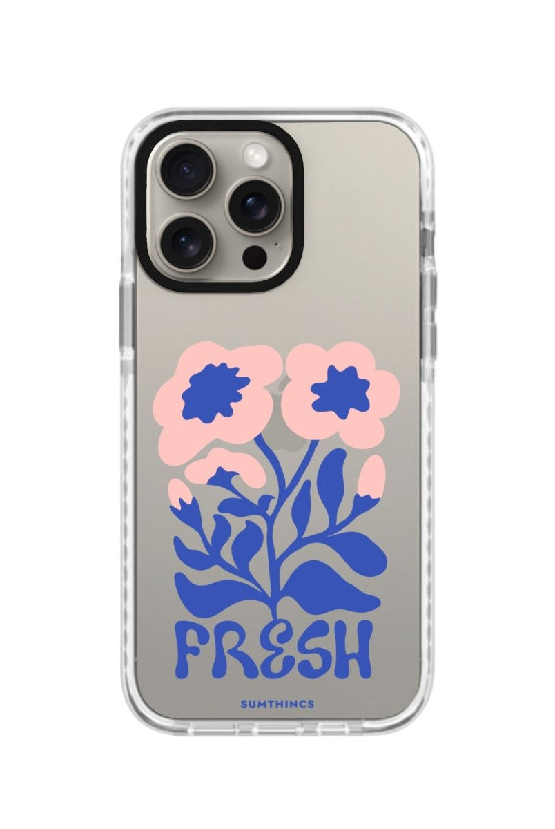 iPhone 12 Pro Max Fresh Flowers Procase Şeffaf Telefon Kılıfı Beyaz Şeffaf - SUMTHINCS