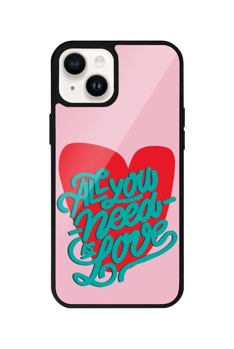 iPhone 13 All You Need is Love Glossy Cam Telefon Kılıfı - SUMTHINCS