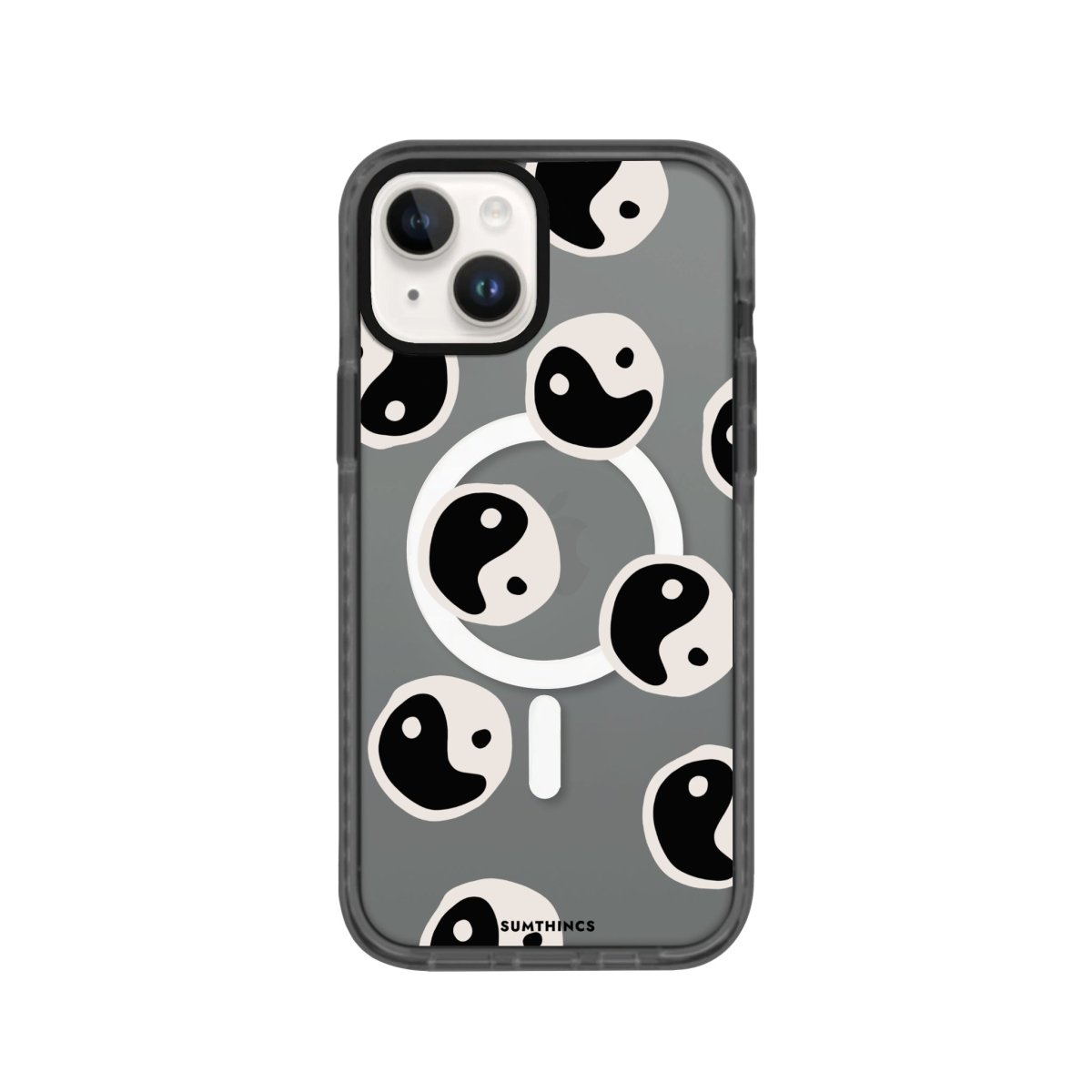 iPhone 13 Balance Magsafe Procase Şeffaf Telefon Kılıfı Antrasit - SUMTHINCS