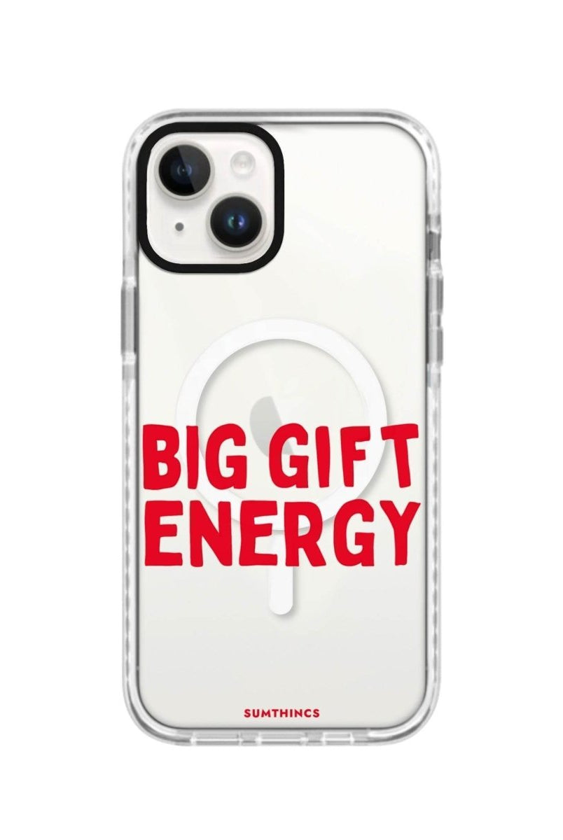 iPhone 13 Big Gift Energy Magsafe Procase Şeffaf Telefon Kılıfı Beyaz Şeffaf - SUMTHINCS