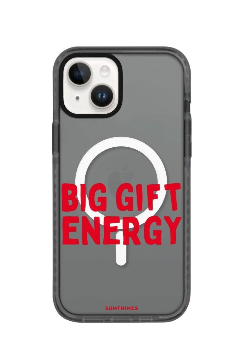 iPhone 13 Big Gift Energy Magsafe Procase Şeffaf Telefon Kılıfı Antrasit - SUMTHINCS