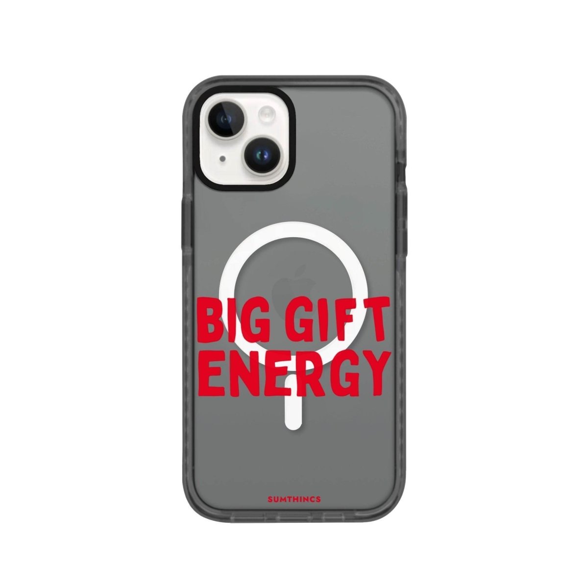 iPhone 13 Big Gift Energy Magsafe Procase Şeffaf Telefon Kılıfı Antrasit - SUMTHINCS
