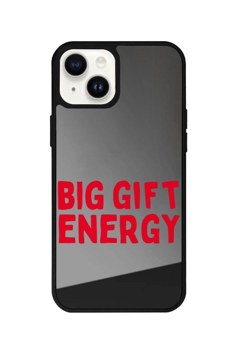 iPhone 13 Big Gift Energy Mirror Aynalı Telefon Kılıfı Antrasit - SUMTHINCS