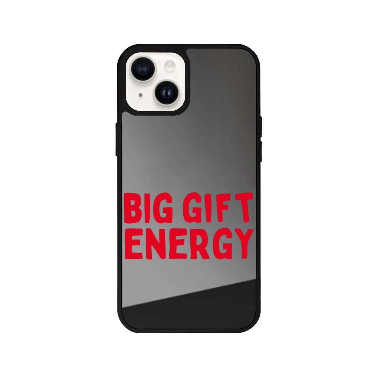 iPhone 13 Big Gift Energy Mirror Aynalı Telefon Kılıfı Antrasit - SUMTHINCS