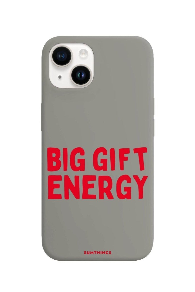 iPhone 13 Big Gift Energy Premium Telefon Kılıfı Gri - SUMTHINCS