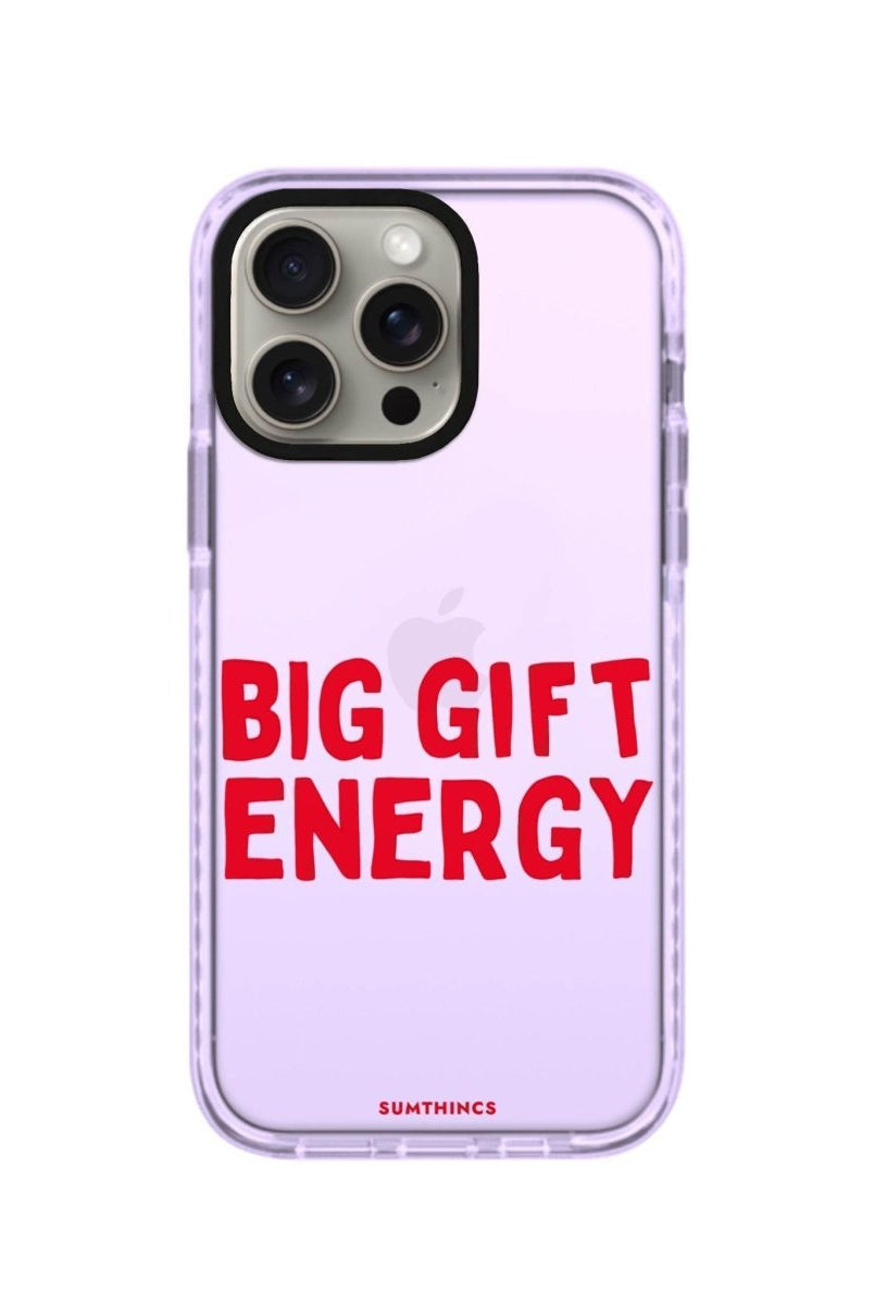 iPhone 13 Big Gift Energy Procase Şeffaf Telefon Kılıfı Lila - SUMTHINCS