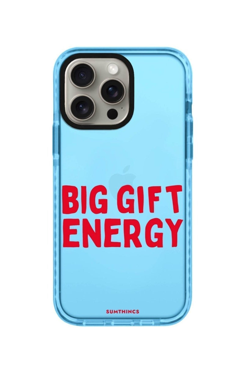 iPhone 13 Big Gift Energy Procase Şeffaf Telefon Kılıfı Mavi - SUMTHINCS