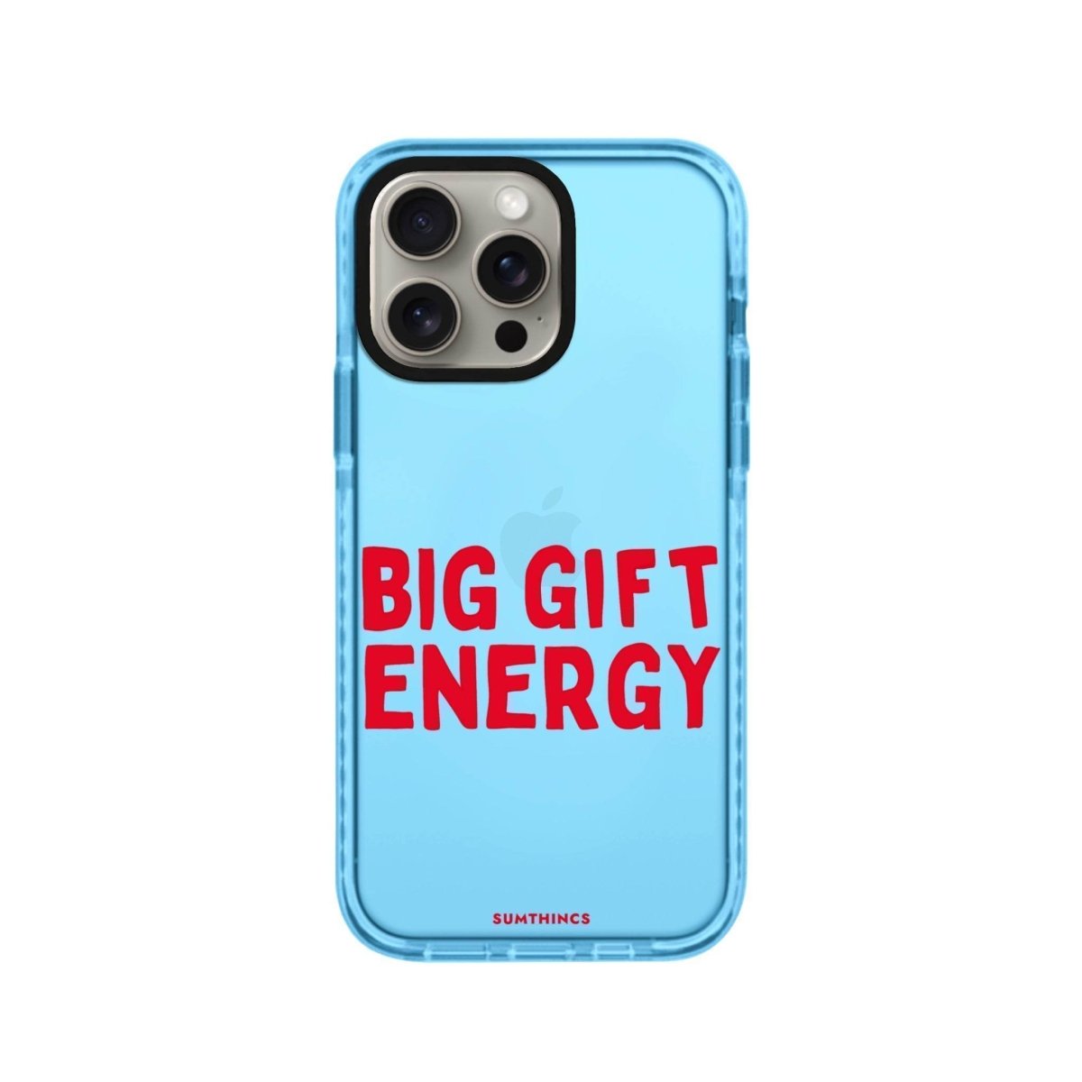 iPhone 13 Big Gift Energy Procase Şeffaf Telefon Kılıfı Mavi - SUMTHINCS