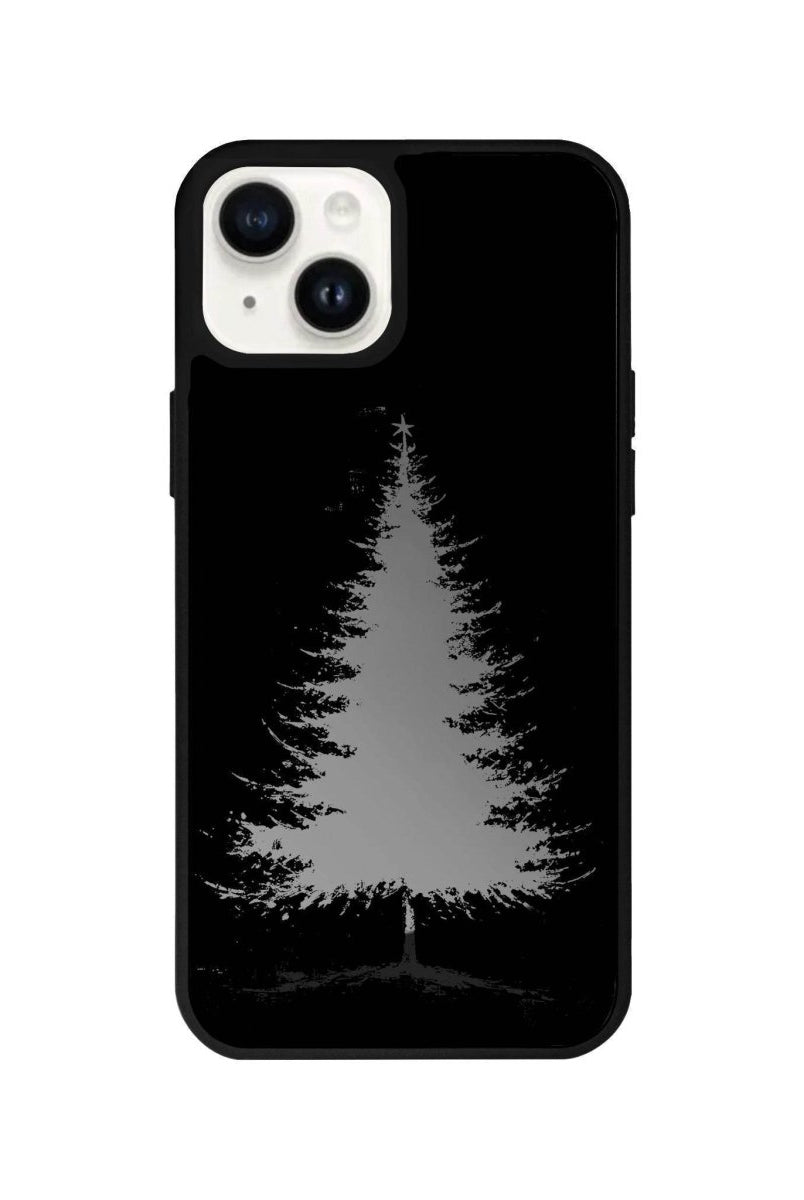 iPhone 13 Christmas Tree Mirror Aynalı Telefon Kılıfı Antrasit - SUMTHINCS