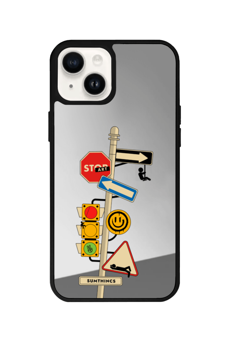 iPhone 13 Crossroad Mirror Aynalı Telefon Kılıfı - SUMTHINCS