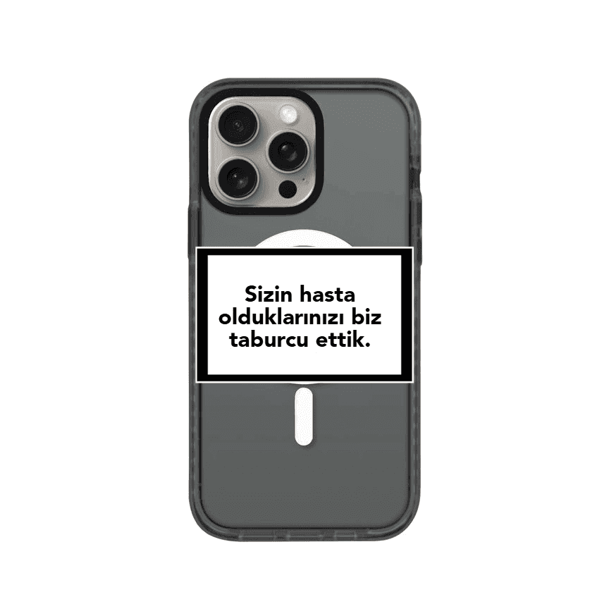 iPhone 13 Custom Quote Kişiye Özel Magsafe Procase Şeffaf Telefon Kılıfı - SUMTHINCS