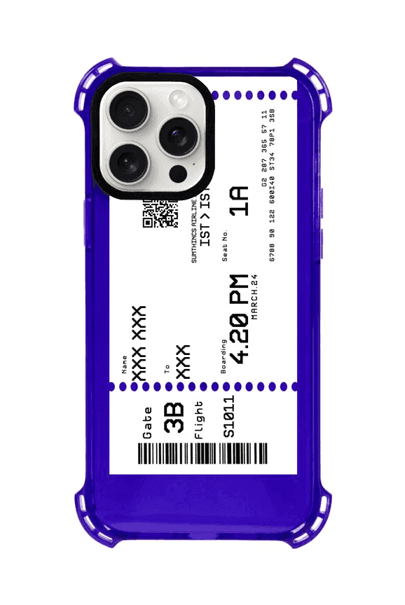 iPhone 13 Custom Ticket Kişiye Özel Bumper Magsafe Şeffaf Telefon Kılıfı - SUMTHINCS