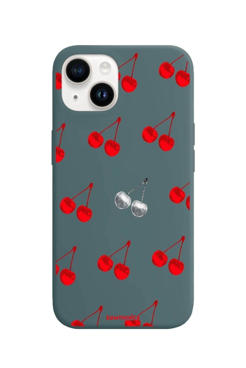 iPhone 13 Disco Cherry Premium Telefon Kılıfı Kaktüs Yeşili - SUMTHINCS