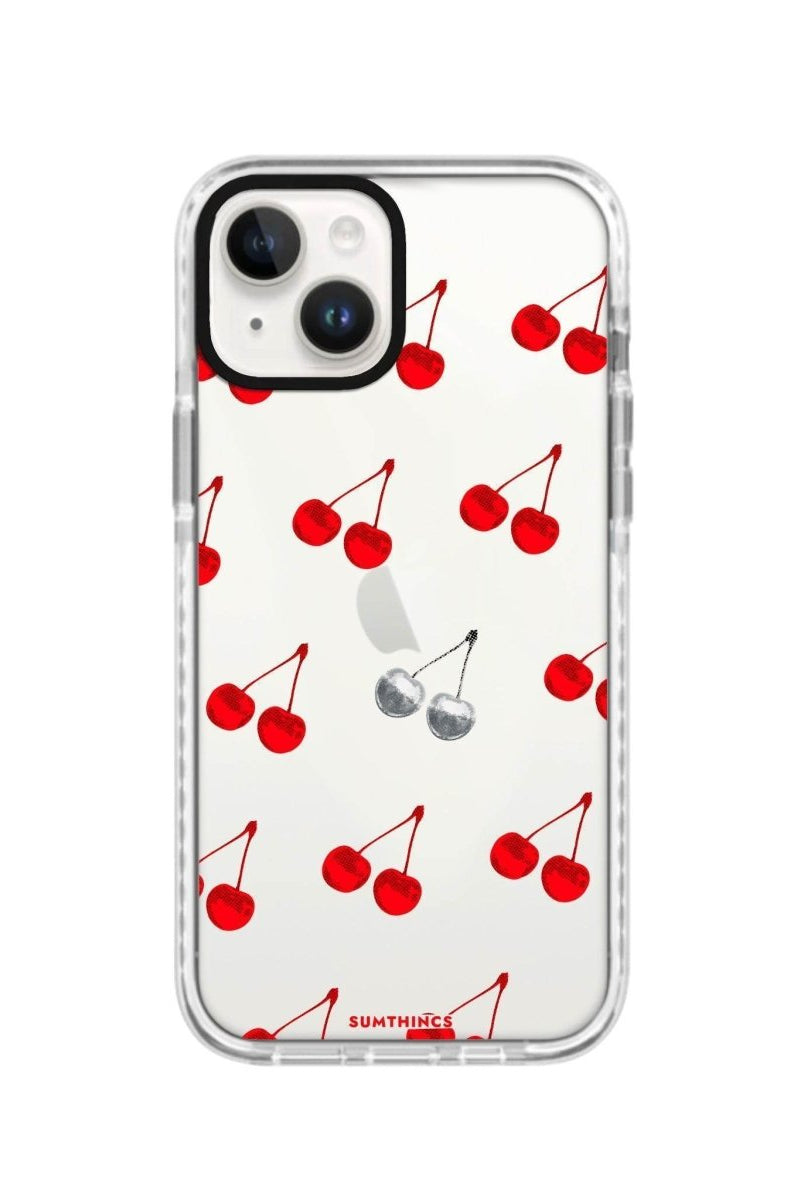 iPhone 13 Disco Cherry Procase Şeffaf Telefon Kılıfı Beyaz Şeffaf - SUMTHINCS
