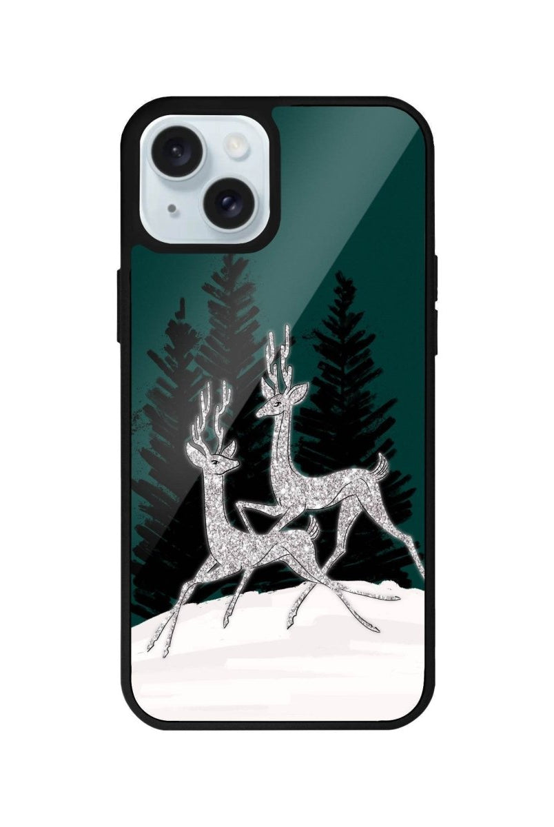 iPhone 13 Disco Deers Glossy Cam Telefon Kılıfı - SUMTHINCS