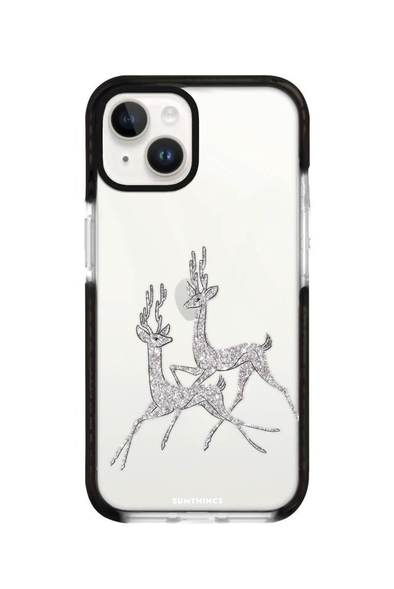 iPhone 13 Disco Deers Procase Şeffaf Telefon Kılıfı Siyah Şeffaf - SUMTHINCS