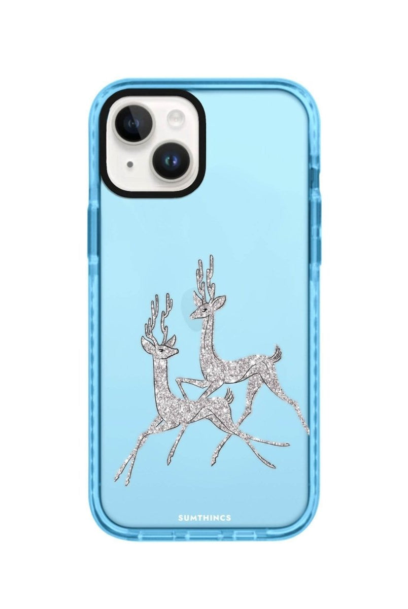 iPhone 13 Disco Deers Procase Şeffaf Telefon Kılıfı Mavi - SUMTHINCS