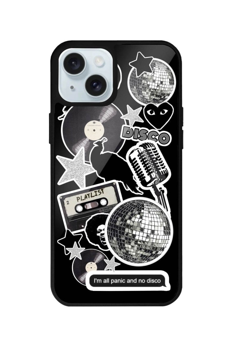 iPhone 13 Disco Stickers Glossy Cam Telefon Kılıfı - SUMTHINCS