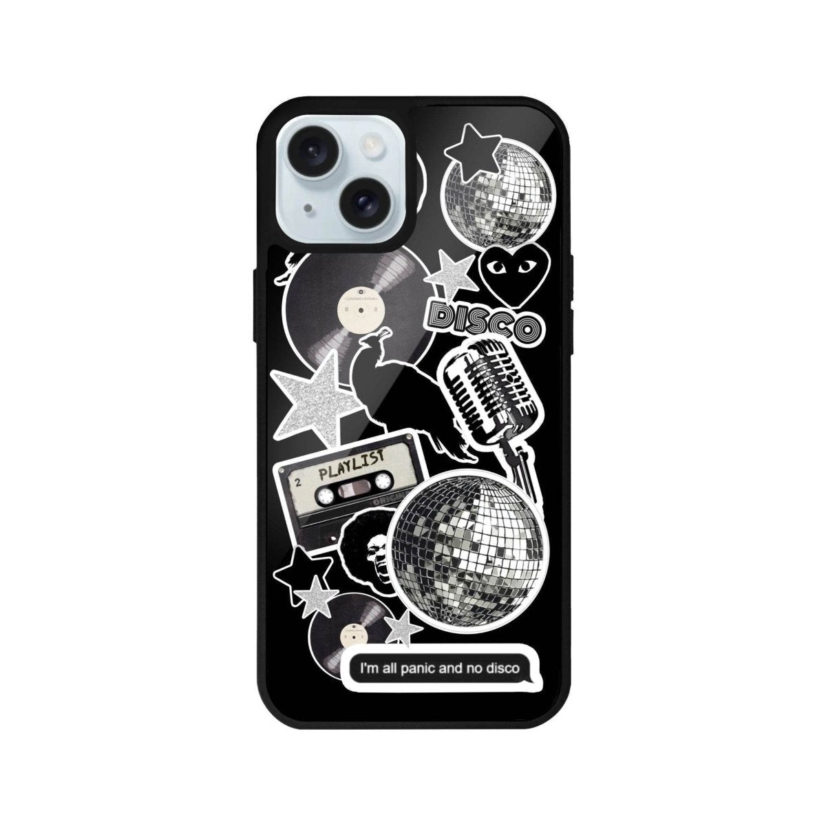 iPhone 13 Disco Stickers Glossy Cam Telefon Kılıfı - SUMTHINCS