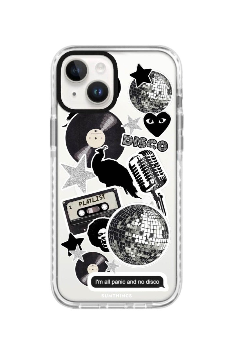 iPhone 13 Disco Stickers Magsafe Procase Şeffaf Telefon Kılıfı Beyaz Şeffaf - SUMTHINCS