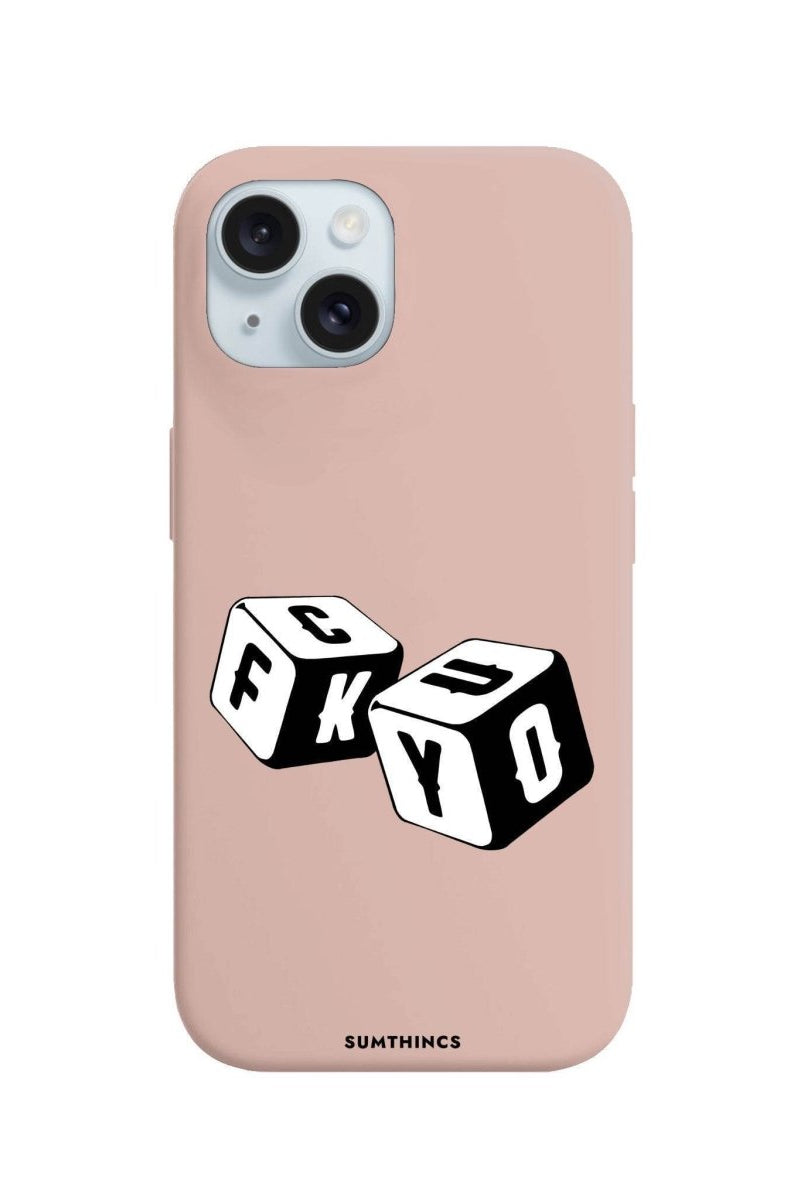 iPhone 13 Fck You Premium Telefon Kılıfı Bej - SUMTHINCS