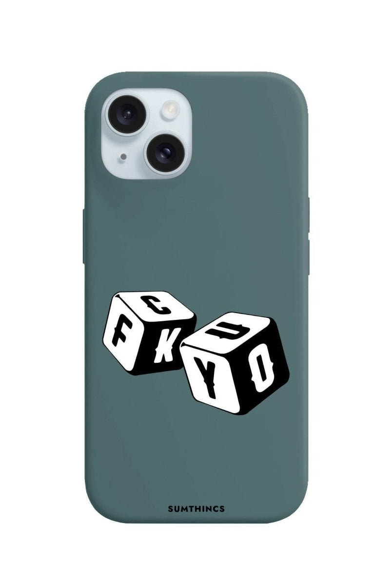 iPhone 13 Fck You Premium Telefon Kılıfı Kaktüs Yeşili - SUMTHINCS