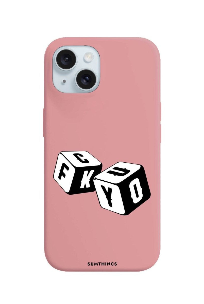 iPhone 13 Fck You Premium Telefon Kılıfı Pembe - SUMTHINCS