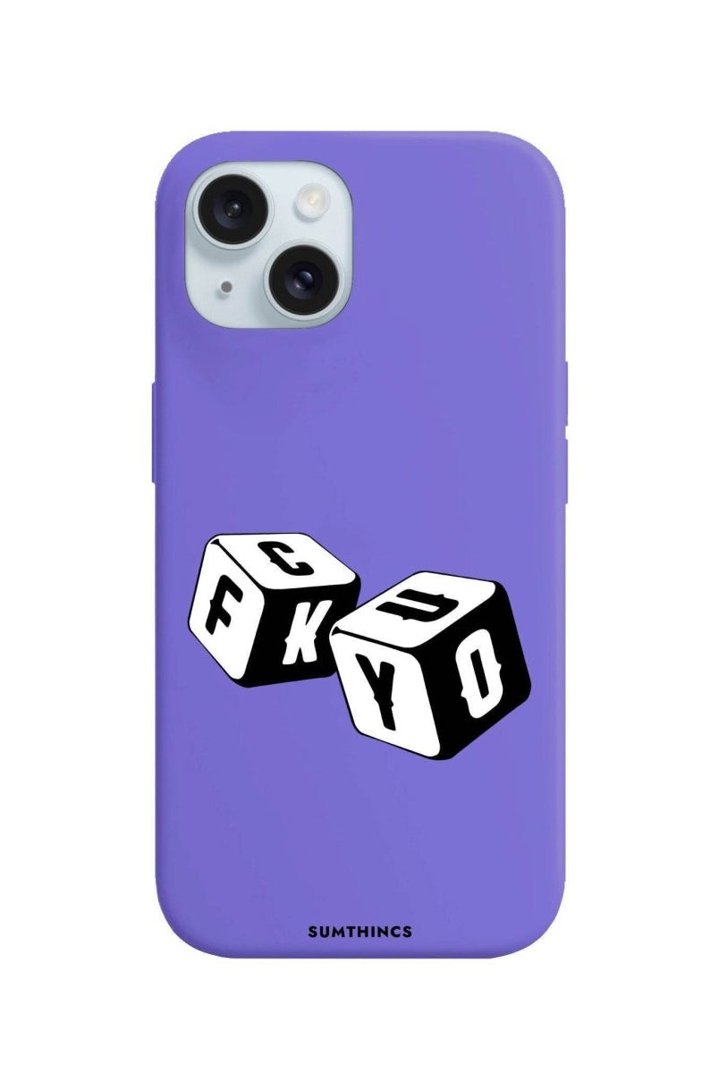 iPhone 13 Fck You Premium Telefon Kılıfı Lila - SUMTHINCS