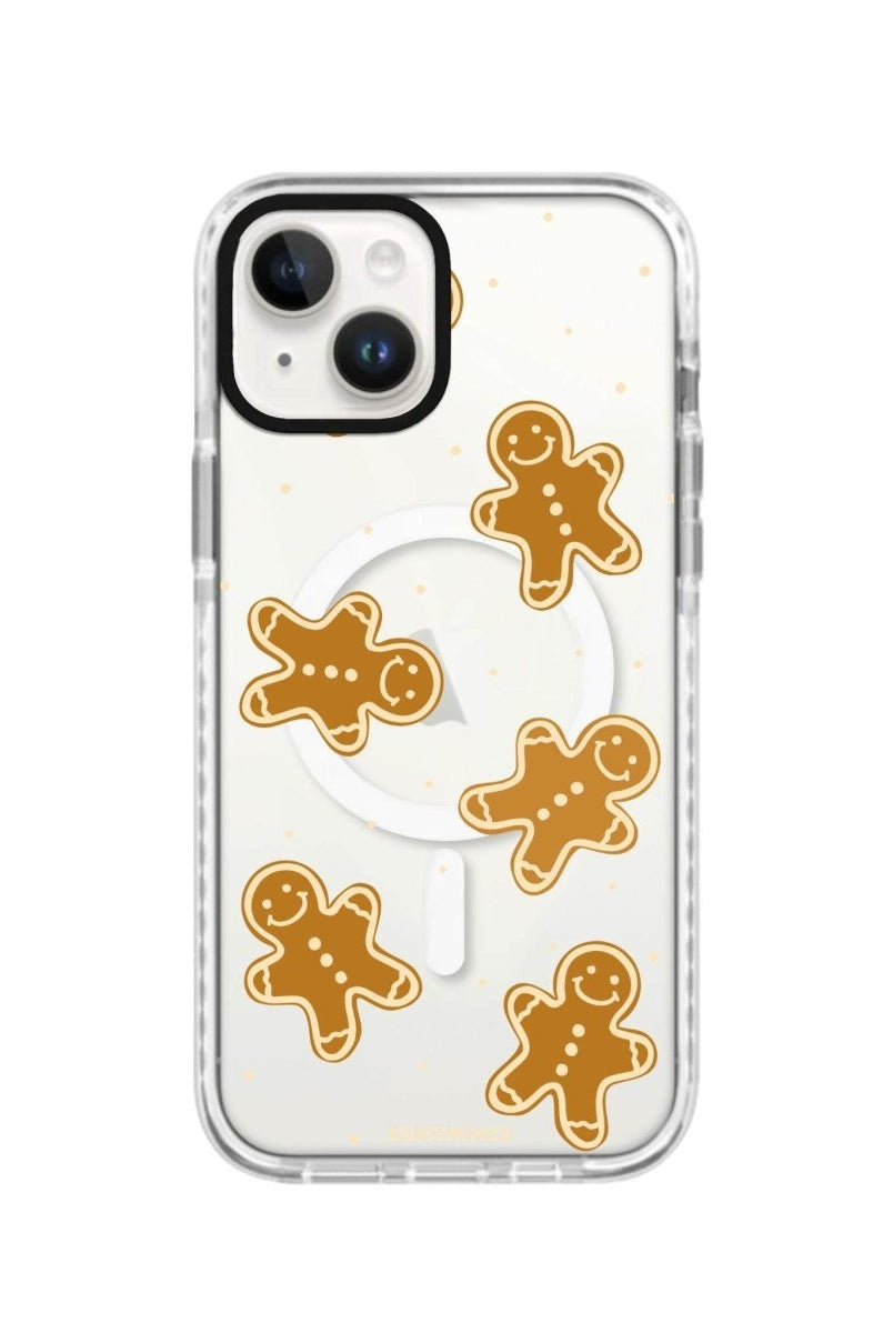 iPhone 13 Gingerbread Man Magsafe Procase Şeffaf Telefon Kılıfı Beyaz Şeffaf - SUMTHINCS